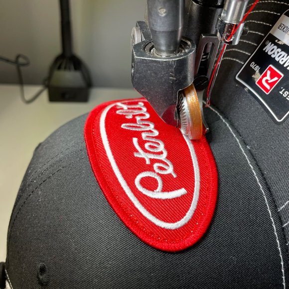 Peterbilt Vintage Patch Hat - Richardson 112 Black & White Trucker Cap - Picture 9 of 11